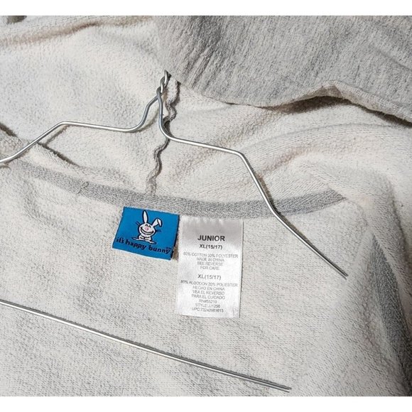 Vintage Happy Bunny Hoodie 3/4 sleeves - Picture 4 of 5